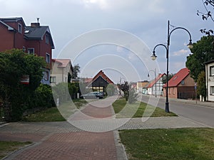 Poland, ÃÂeba - the NowÃâ¢ciÃâska street. photo